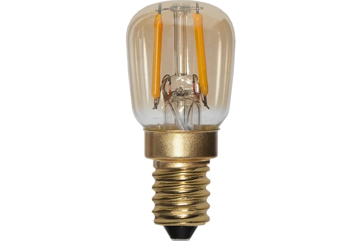 E14 Päärynälamppu deco amber 0,5W - Star Trading - Hehkulamput