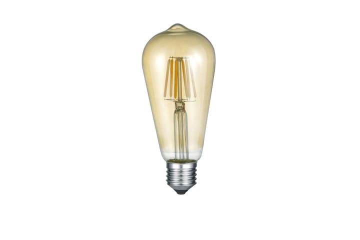 LED-Lamppu E27 Filament Industrial 6W 420lm 2700K Ruskea - TRIO - Koristepolttimot & -hehkulamput - Hehkulamput