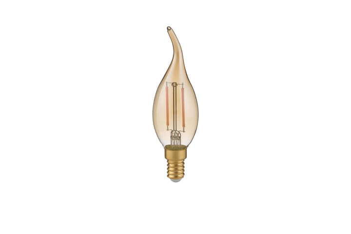 Filament Lamppu Liekkikupu 4W 400Lm 2700K LED E14 Ruskea - TRIO - LED-lamput - Älylamppu