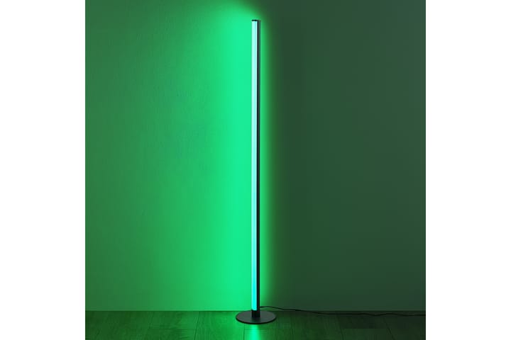 LED-Lattiavalaisin Tendo RGB Musta - TRIO - Olohuoneen valaisin - Lightbox - Kaarivalaisin - 3-vartinen lattiavalaisin - Tiffanylamppu - Verkkovalaisin - 2-vartinen lattiavalaisin - Lattiavalaisin - PH lamppu - Riisipaperivalaisin - 5-vartinen lattiavalaisin - Uplight lattiavalaisin