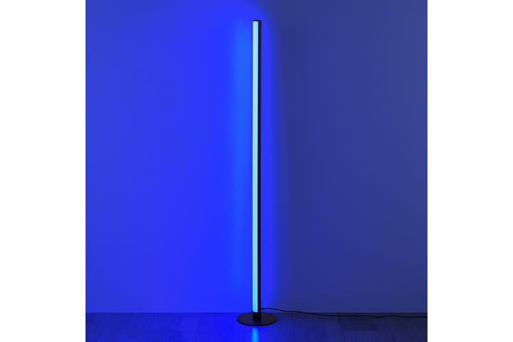 LED-Lattiavalaisin Tendo RGB Musta - TRIO - Olohuoneen valaisin - Lightbox - Kaarivalaisin - 3-vartinen lattiavalaisin - Tiffanylamppu - Verkkovalaisin - 2-vartinen lattiavalaisin - Lattiavalaisin - PH lamppu - Riisipaperivalaisin - 5-vartinen lattiavalaisin - Uplight lattiavalaisin