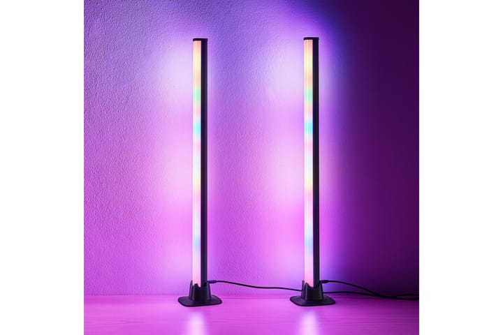 LED-Pöytävalaisin Boy 3 kpl RGB Musta - TRIO - Olohuoneen valaisin - Riisipaperivalaisin - Kaarivalaisin - Ikkunavalaisin jalalla - Tiffanylamppu - PH lamppu - Yöpöydän valaisin - Pöytävalaisin - Verkkovalaisin