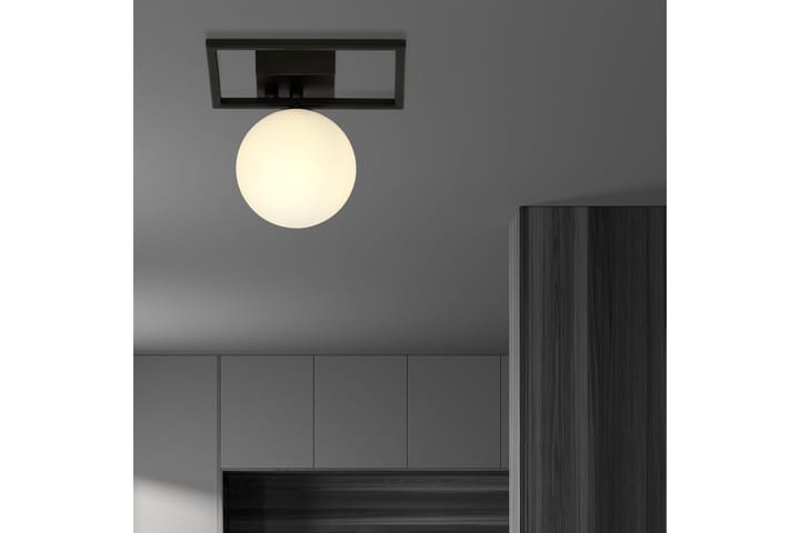 Imago 1E Plafondi Musta - Scandinavian Choice - Olohuoneen valaisin - Plafondit - Tiffanylamppu - Kattovalaisin