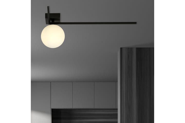 Imago 1F Plafondi Musta - Scandinavian Choice - Olohuoneen valaisin - Plafondit - Tiffanylamppu - Kattovalaisin