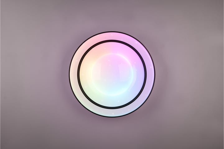 Kattovalaisin Arco Starlight RGBW LED Mattamusta - TRIO - Tiffanylamppu - Olohuoneen valaisin - Plafondit - Kattovalaisin