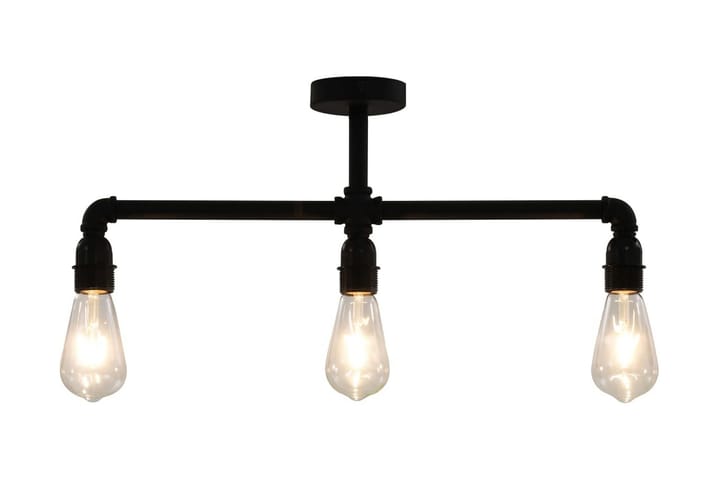 Kattovalaisin musta 3 x E27-polttimo - Tiffanylamppu - Olohuoneen valaisin - Plafondit - Kattovalaisin