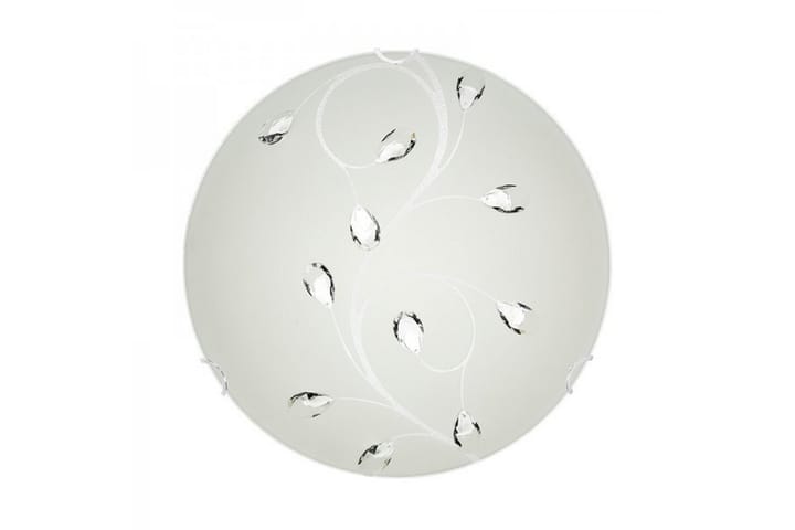 Plafondi Prismo 35 cm Pyöreä LED Valkoinen - Cottex - Olohuoneen valaisin - Plafondit - Tiffanylamppu - Kattovalaisin