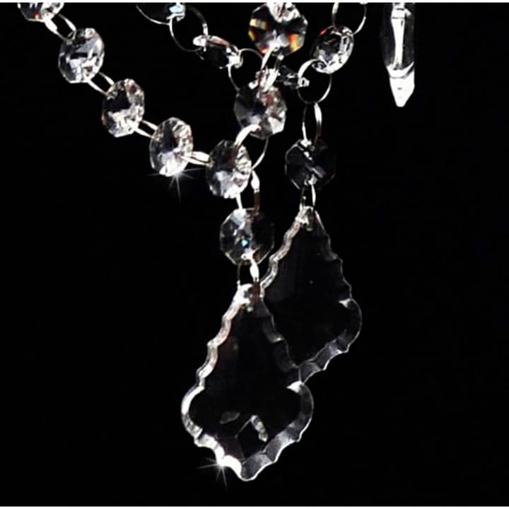 Kristallikruunu 2800 kristallilla E14 - Valkoinen - Kattovalaisin
 - Lightbox - PH lamppu - Kristallikruunut & kattokruunut - Verkkovalaisin - Kaarivalaisin - Olohuoneen valaisin - Tiffanylamppu - Riisipaperivalaisin