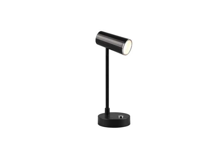 LED-Pöytävalaisin Lenny Ladattava Musta - TRIO - Riisipaperivalaisin - Kaarivalaisin - Työpöytävalaisin - Tiffanylamppu - Verkkovalaisin - PH lamppu - Lightbox - Lukuvalo pöytä