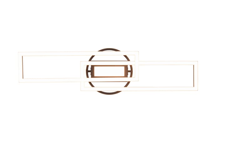 LED-Kattovalaisin Twister Mattamessinki/Mattamusta - TRIO - Olohuoneen valaisin - Riisipaperivalaisin - Lightbox - Tiffanylamppu - Verkkovalaisin - Kattovalaisin makuuhuone - Kaarivalaisin - Kattovalaisin
 - Riippuvalaisimet - Kattovalaisin keittiö - PH lamppu - Ikkunavalaisin riippuva