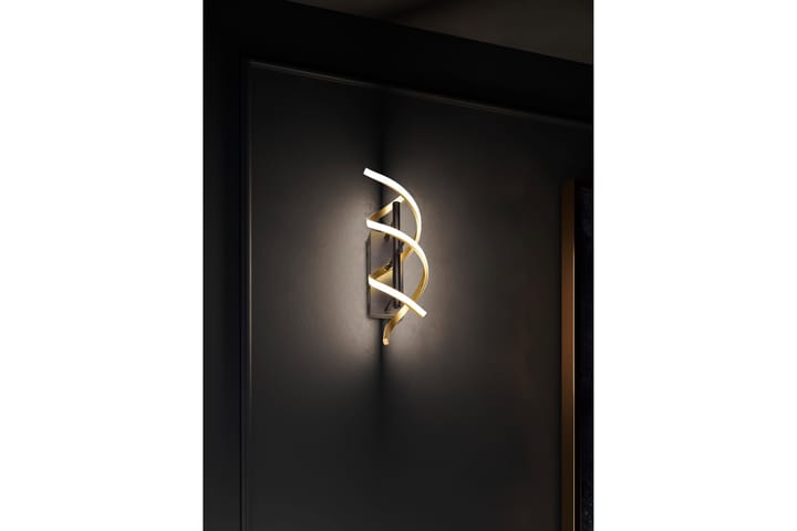 LED-Seinävalaisin Sequence Mattamessinki/Mattamusta - TRIO - Riisipaperivalaisin - Tiffanylamppu - Verkkovalaisin - Lightbox - Kaarivalaisin - Seinäplafondi - PH lamppu