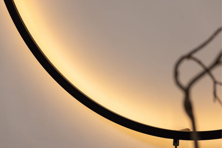 Seinäplafondi Maka 100 cm - Musta - Riisipaperivalaisin - Tiffanylamppu - Verkkovalaisin - Lightbox - Kaarivalaisin - Seinäplafondi - PH lamppu