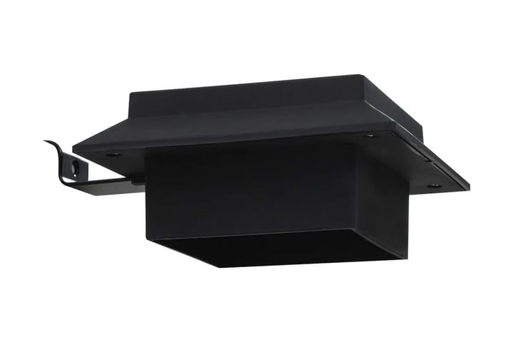 Ulkoaurinkokennovalaisin 6 kpl LED neliö 12cm musta - Musta - Aurinkokennovalaistus - Ulkovalaistus - LED-valaistus ulkokäyttöön