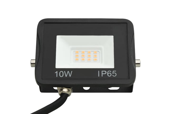 LED-valonheitin 10 W lämmin valkoinen - Musta - Ulkovalaistus - Julkisivuvalaistus - Kohdevalot & valonheittimet