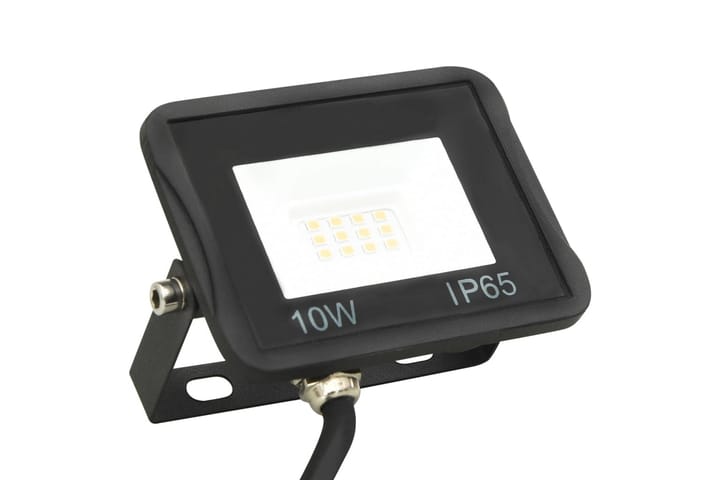 LED-valonheitin 10 W lämmin valkoinen - Musta - Julkisivuvalaistus - Ulkovalaistus - Kohdevalot & valonheittimet