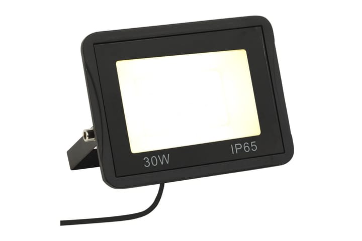 LED-valonheitin 30 W lämmin valkoinen - Musta - Julkisivuvalaistus - Ulkovalaistus - Kohdevalot & valonheittimet