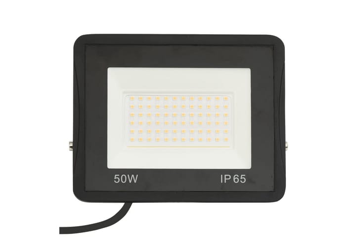 LED-valonheitin 50 W lämmin valkoinen - Musta - Julkisivuvalaistus - Ulkovalaistus - Kohdevalot & valonheittimet