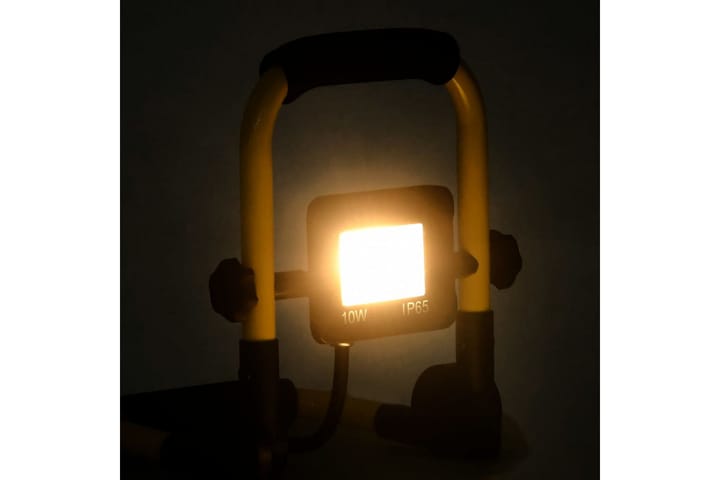 LED-valonheitin kahvalla 10 W - Musta - Ulkovalaistus - Julkisivuvalaistus - Kohdevalot & valonheittimet