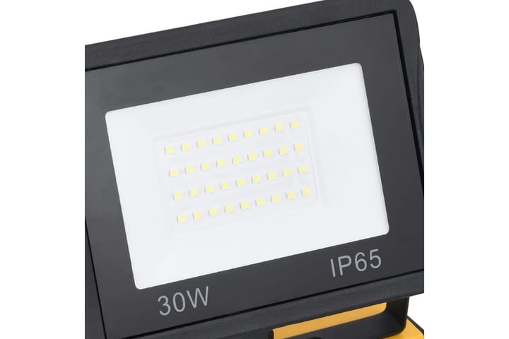 LED-valonheitin kahvalla 2x30 W kylmä valkoinen - Musta - Julkisivuvalaistus - Ulkovalaistus - Kohdevalot & valonheittimet