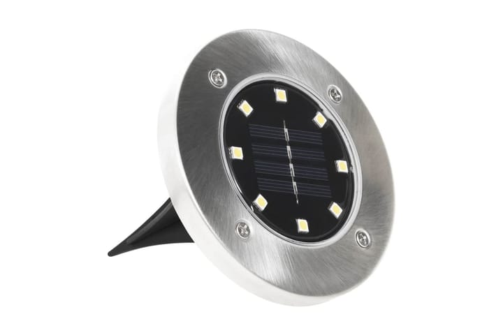 Aurinkoenergia maavalaisimet 8 kpl LED valkoinen - Valkoinen - Ulkovalaistus - LED-valaistus ulkokäyttöön - Sisäänkäynnin valaistus - Maavalaistus