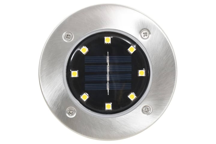 Aurinkoenergia maavalaisimet 8 kpl LED valkoinen - Valkoinen - Sisäänkäynnin valaistus - LED-valaistus ulkokäyttöön - Ulkovalaistus - Maavalaistus