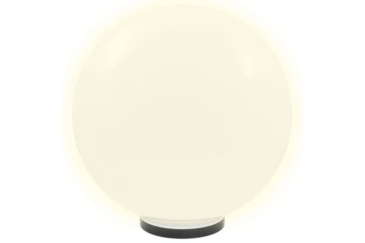 LED-pallovalaisimet 2 kpl 50 cm akryyli - Valkoinen - LED-valaistus ulkokäyttöön - Pylväsvalaisimiet & porttilyhdyt - Pollari - Ulkovalaistus