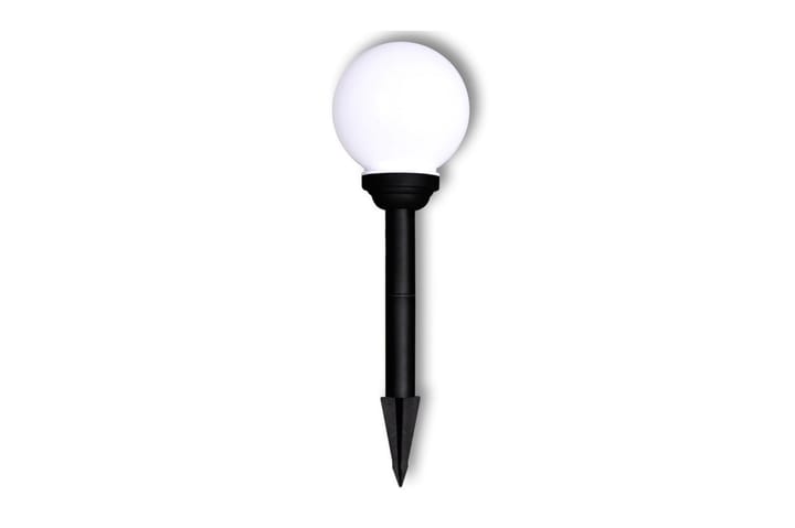 Puutarhan polkuvalaisin aurinkovoima pallo LED 15 cm 4 kpl - Valkoinen - Pollari - Ulkovalaistus - LED-valaistus ulkokäyttöön - Pylväsvalaisimiet & porttilyhdyt